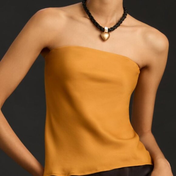 Brand New By Anthropologie Strapless Silky Top - Picture 10 of 10